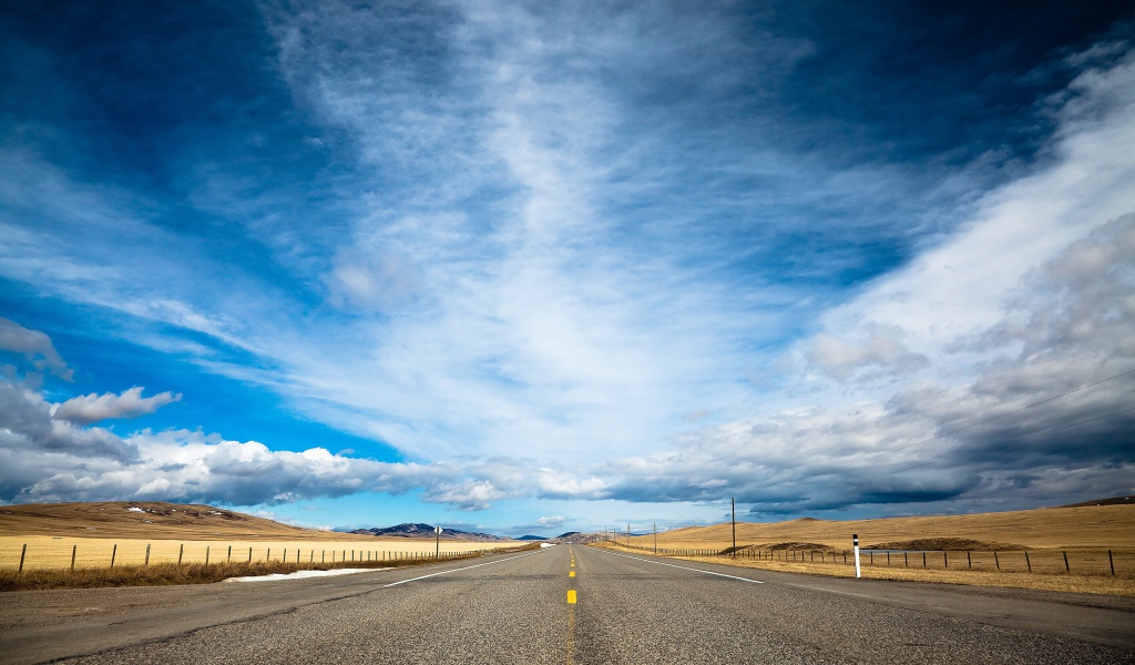 Дорога и небо