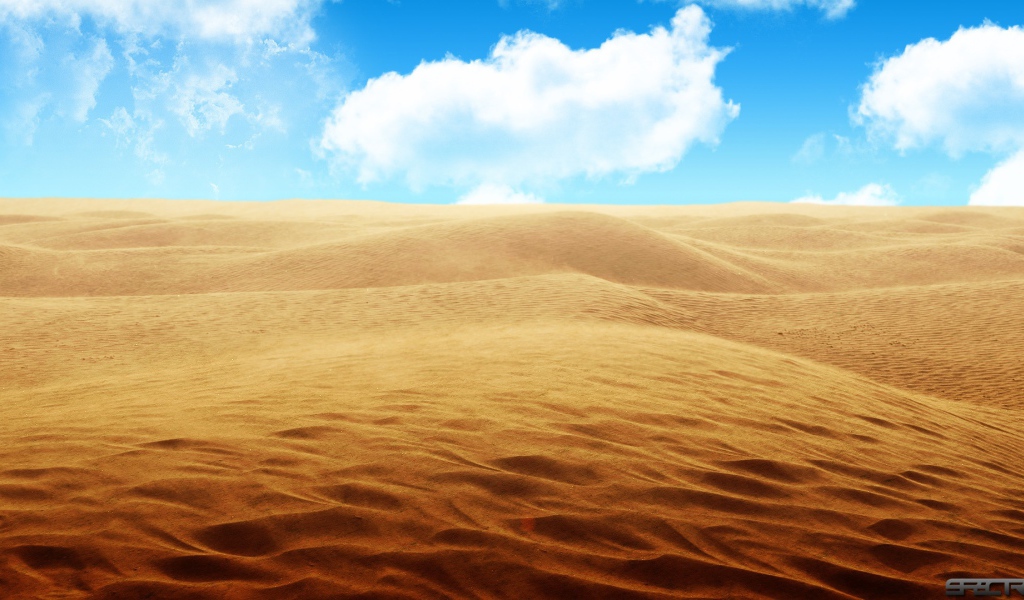 Sandy desert