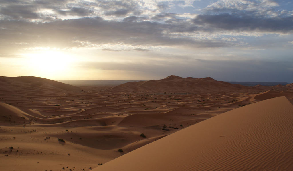 Закат в пустыне