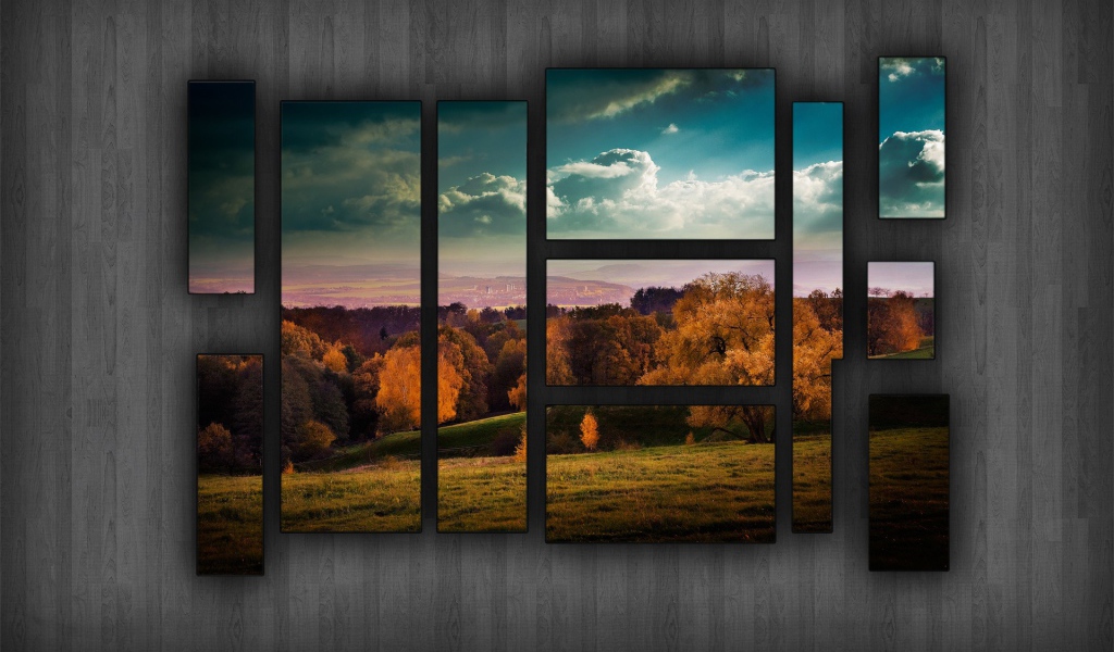 Витраж в природу