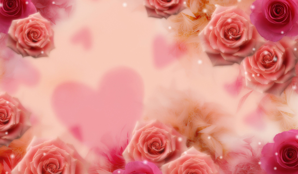 Розы и сердце