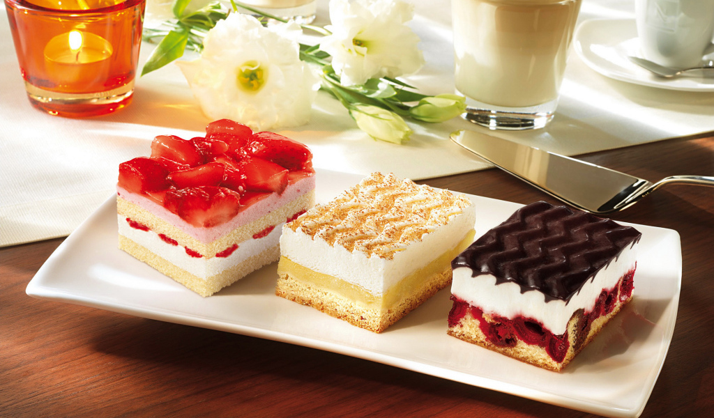 Сладости и цветы эустома (ирландская роза) 