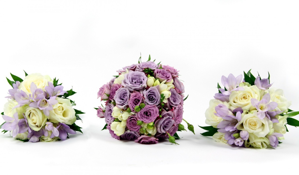 Three beautiful bouquet