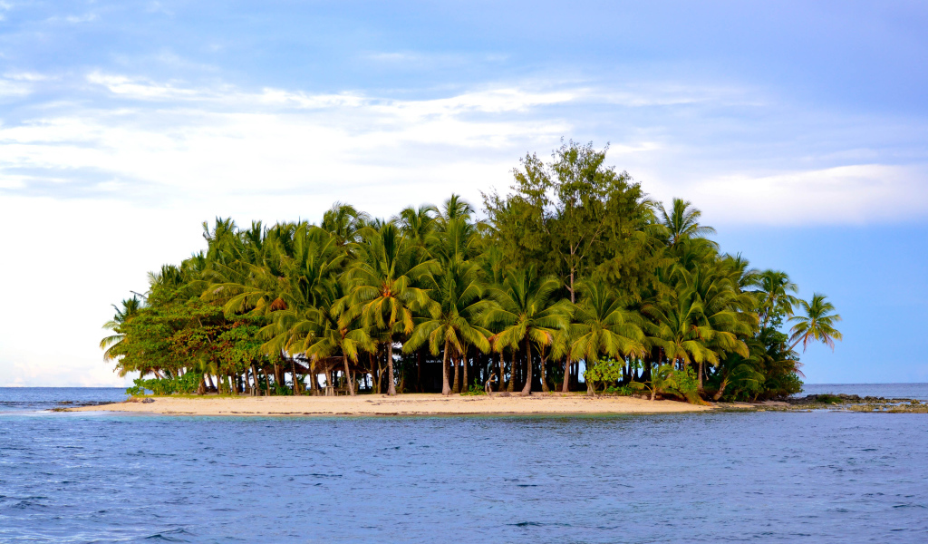 Остров из песка