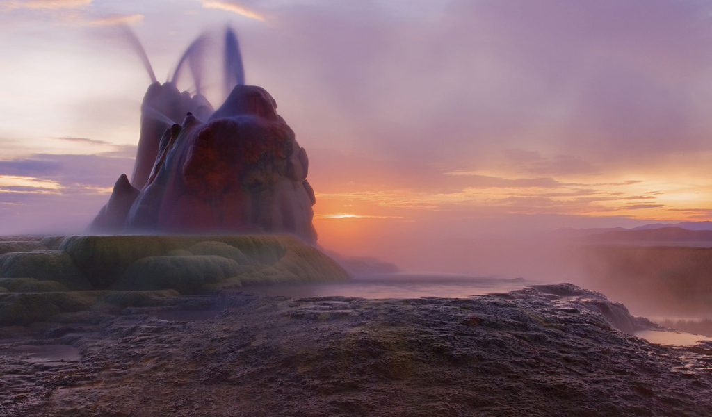 Гейзеры на горе