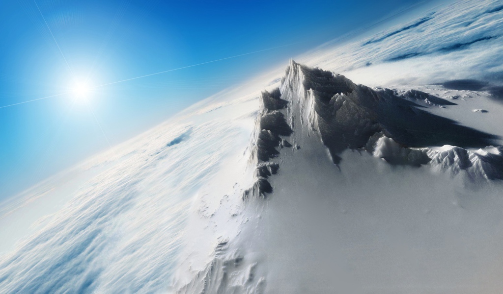 Заснеженная вершина 