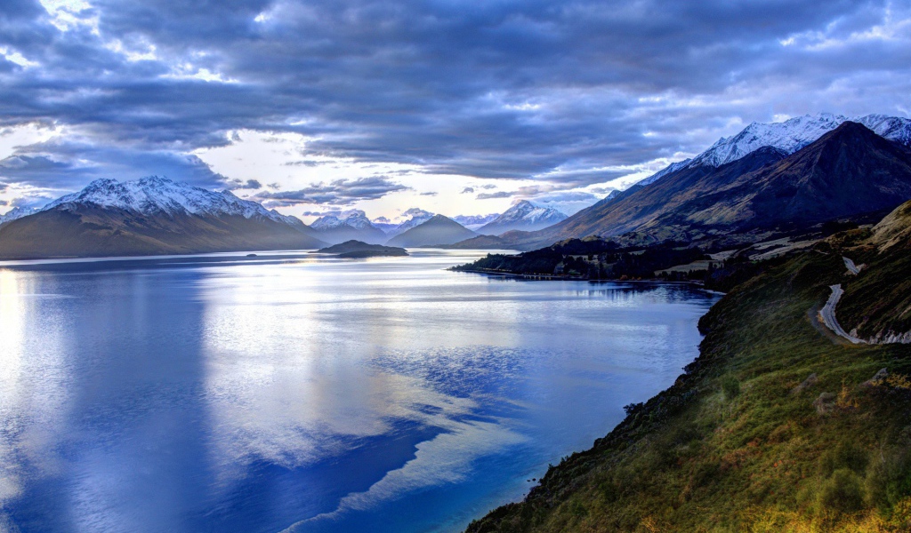 Пейзаж Новой Зелландии