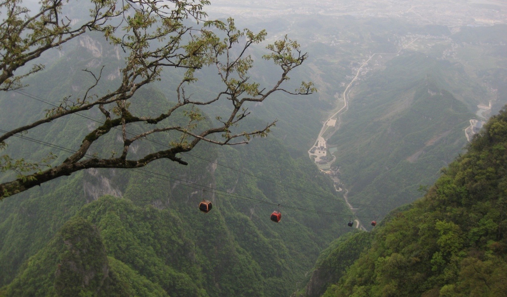 Панорама с горной вершины