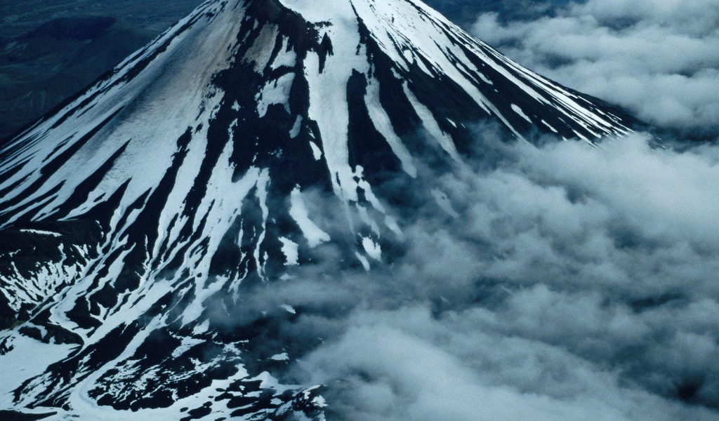 Вулкан в Новой Зеландии