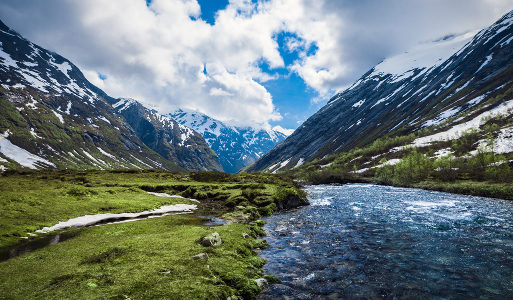 Горная река в Норвегии