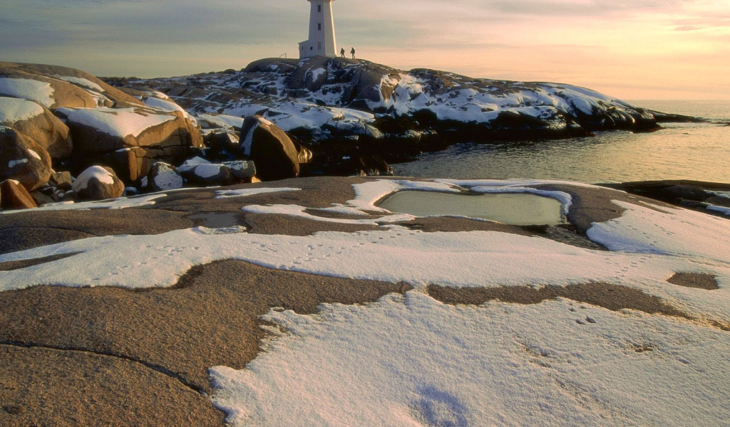 Маяк на холодном побережье