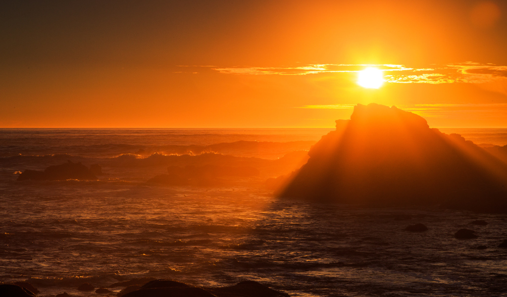 Великолепное место для заката