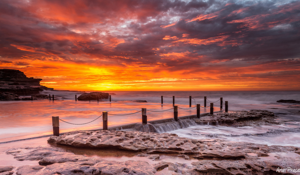 Оранжевый закат