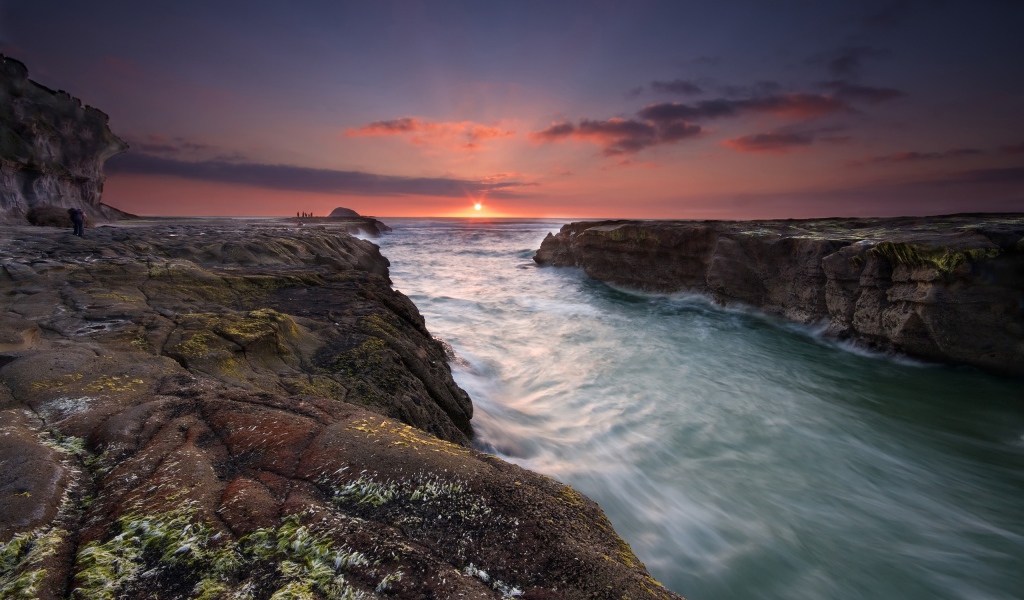 Закат на пляже Мурива