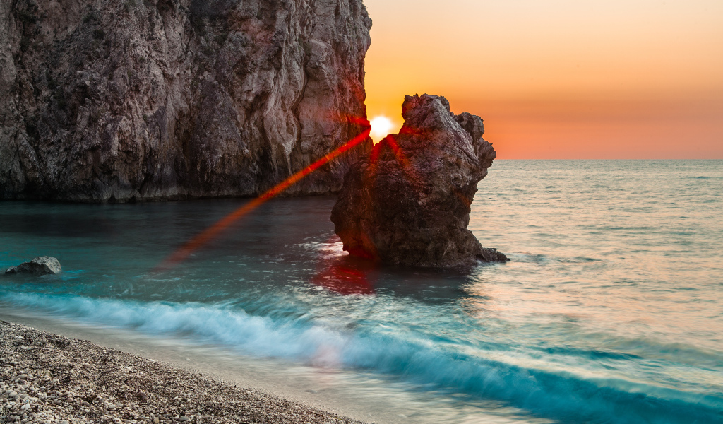 Луч света от заката