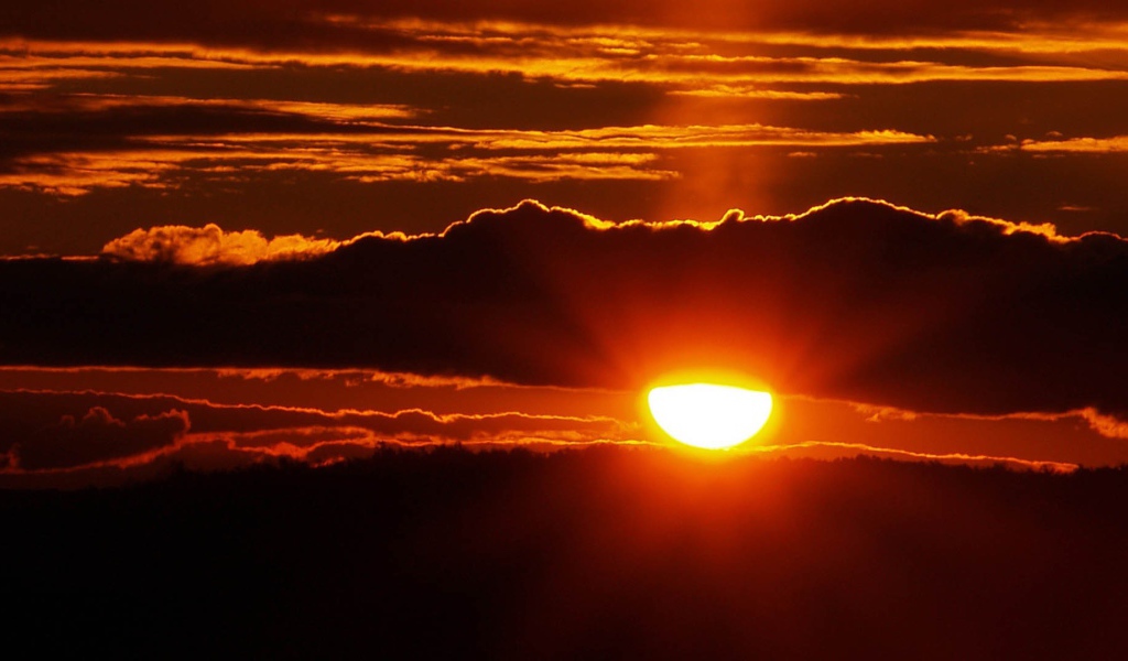 Солнце закрытое тучей