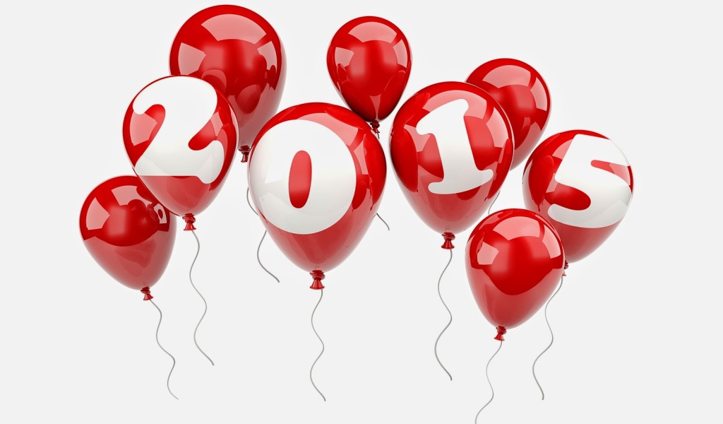 Новый Год 2015 на шариках