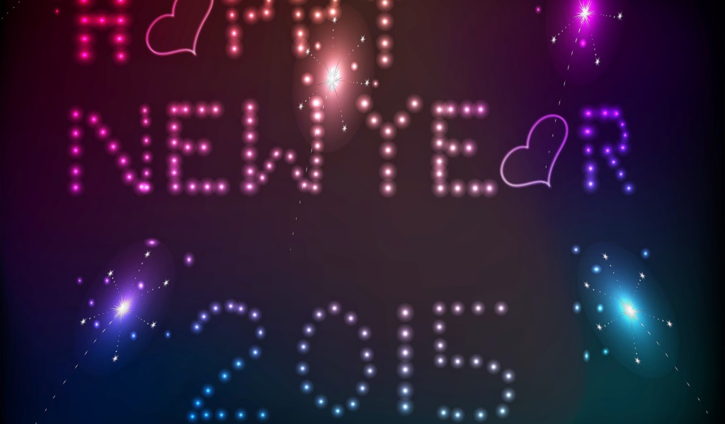 Табло с надписью 2015