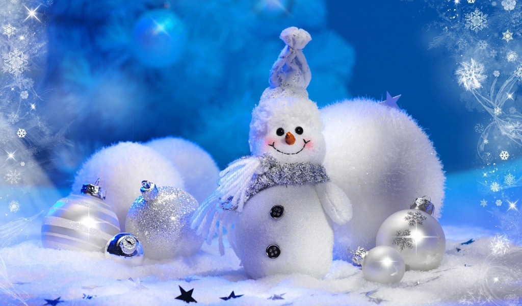 Снеговик на Новый год 2015