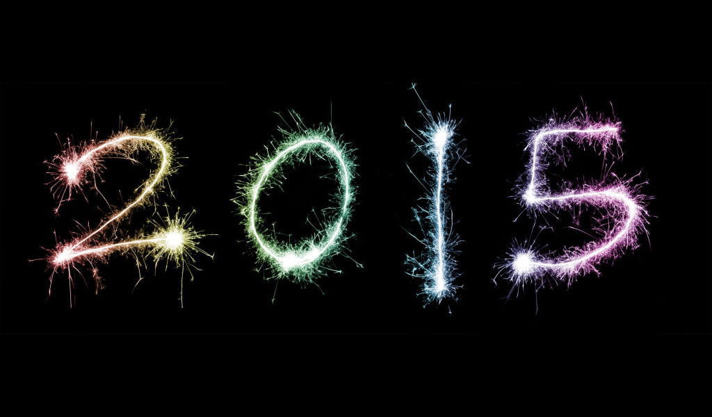 Бенгальские огни на Новый Год 2015