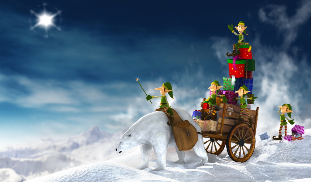 Гномы на белом медведе