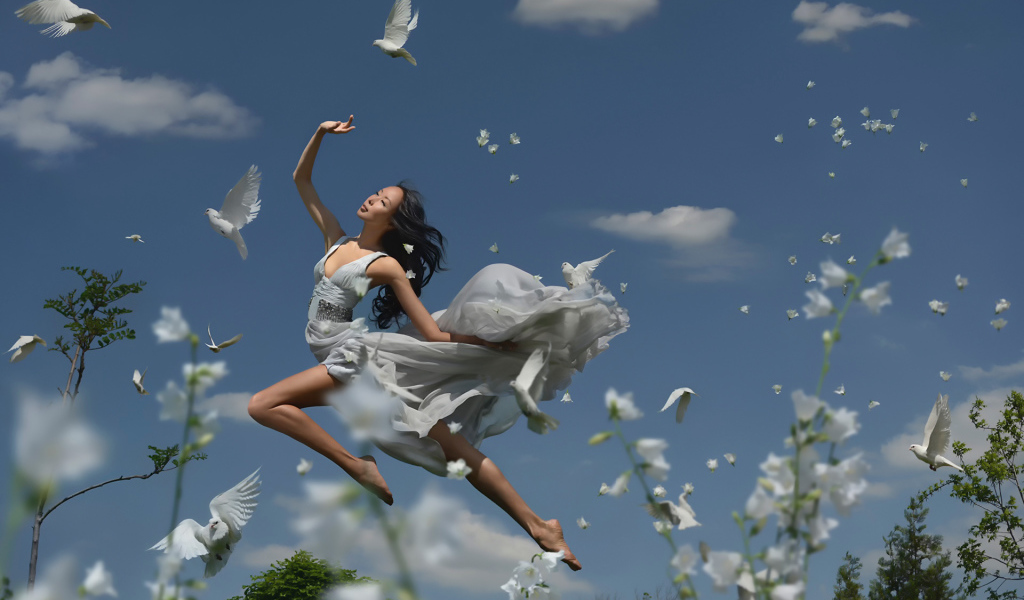 Полет с птицами