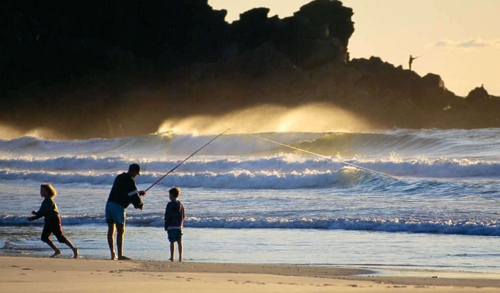Рыбалка во время шторма