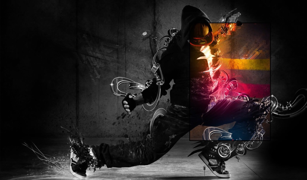 Абстракция на танцоре