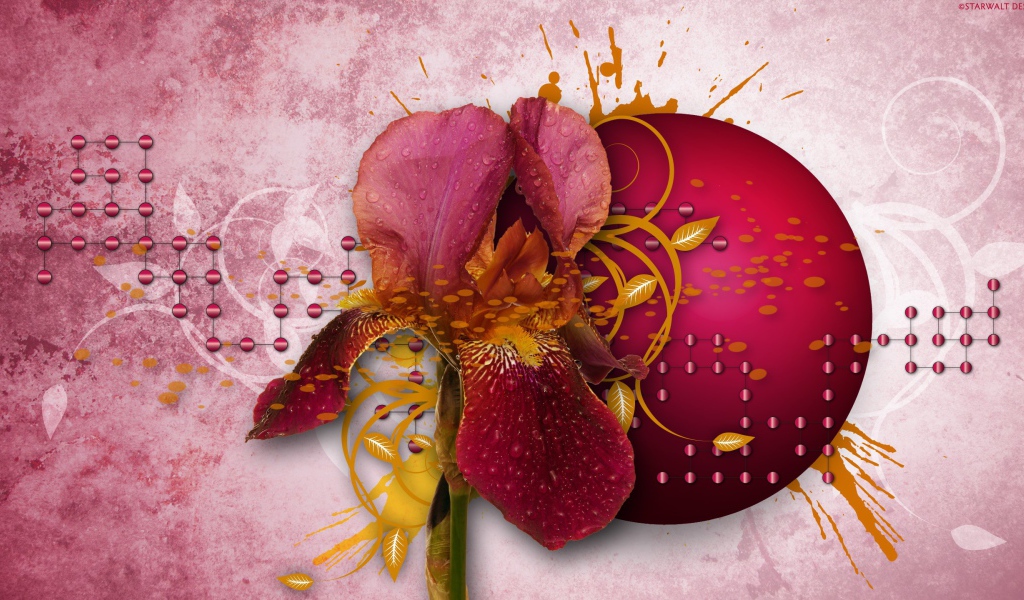 Абстракция с лепестками