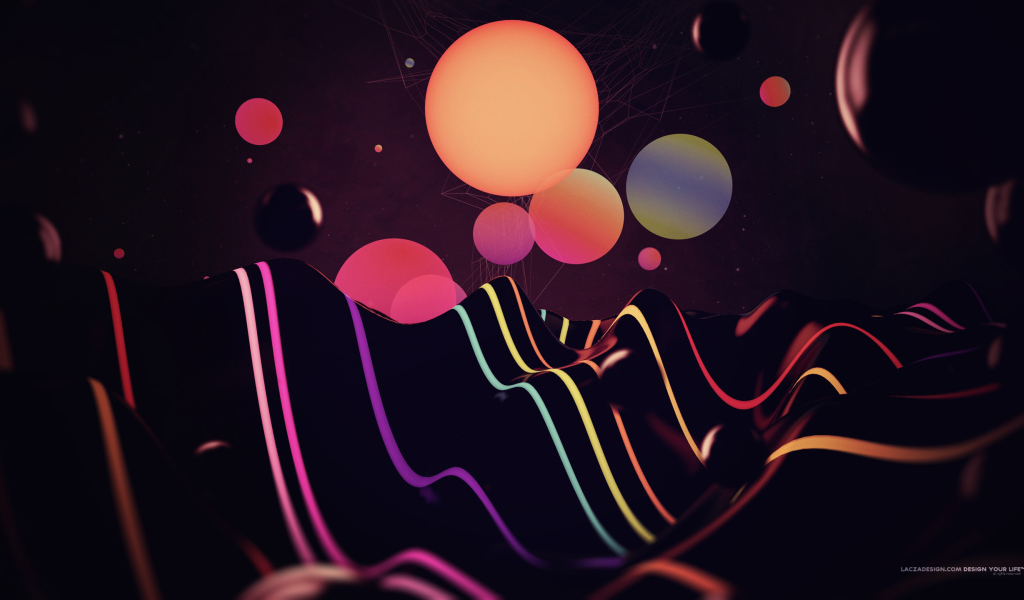 Разноцветные линии