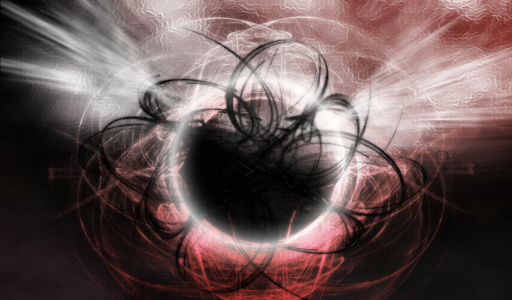 Светящийся черный шар