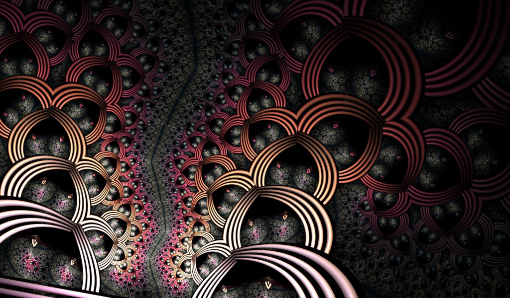 Уходящий вдаль рисунок