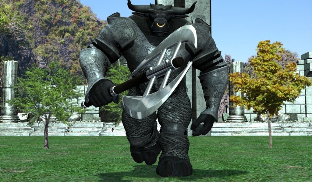 Минотавр с топором