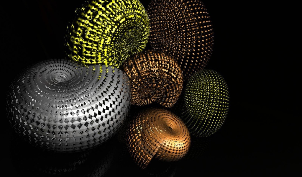 Разноцветные улитки