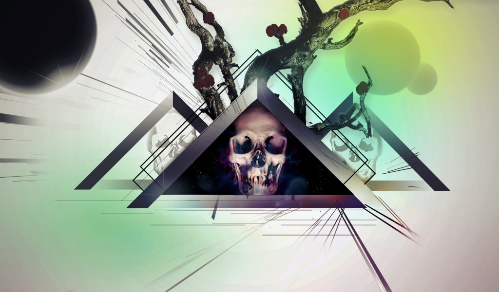 Череп в треугольнике