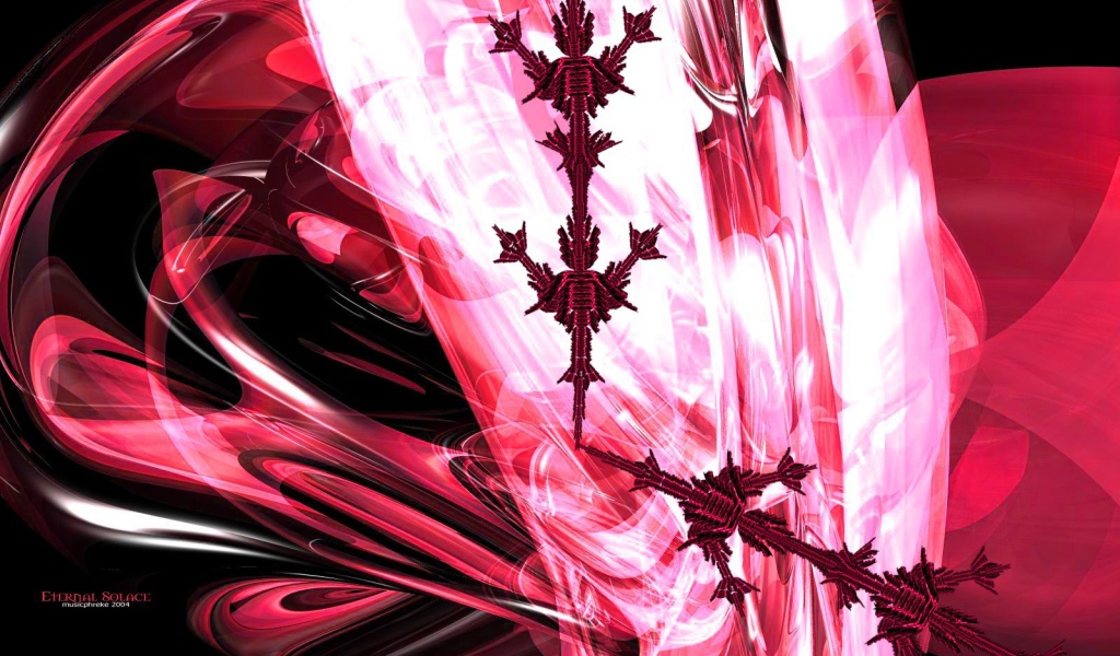 Розовая абстракция