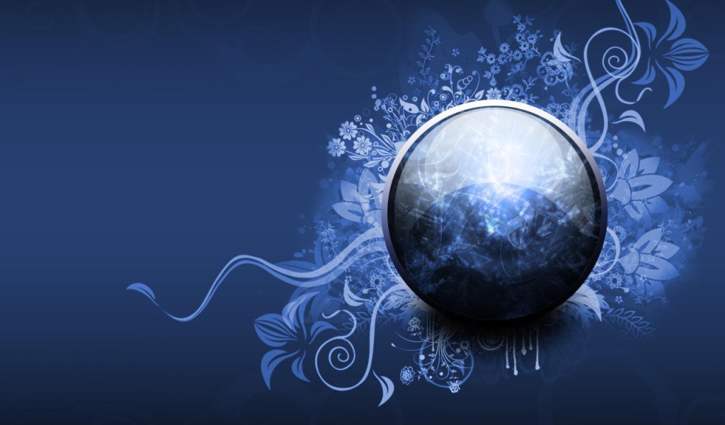 Шар с цветами