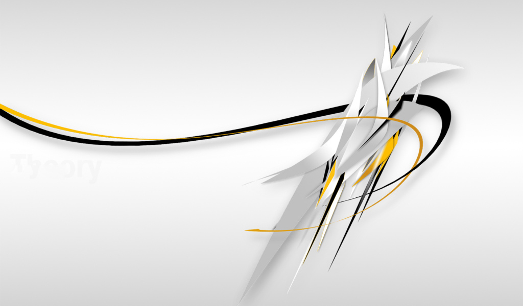 Черная и желтая линия