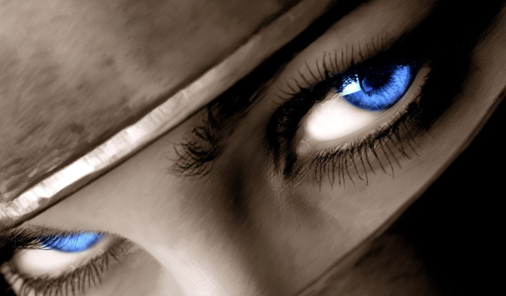 Синие глаза