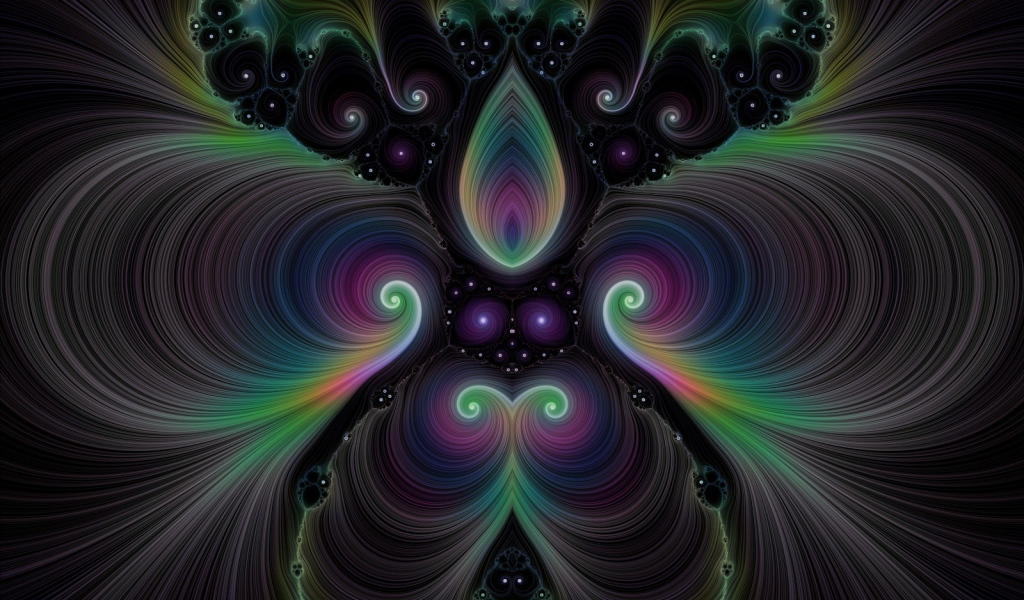 Симметричный абстрактный рисунок