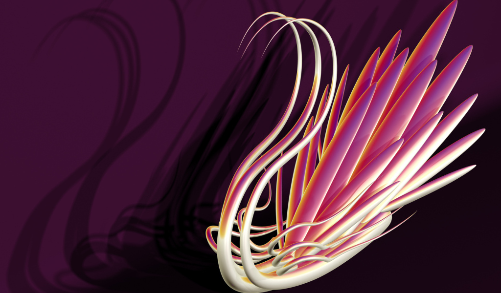 Абстрактный лебедь