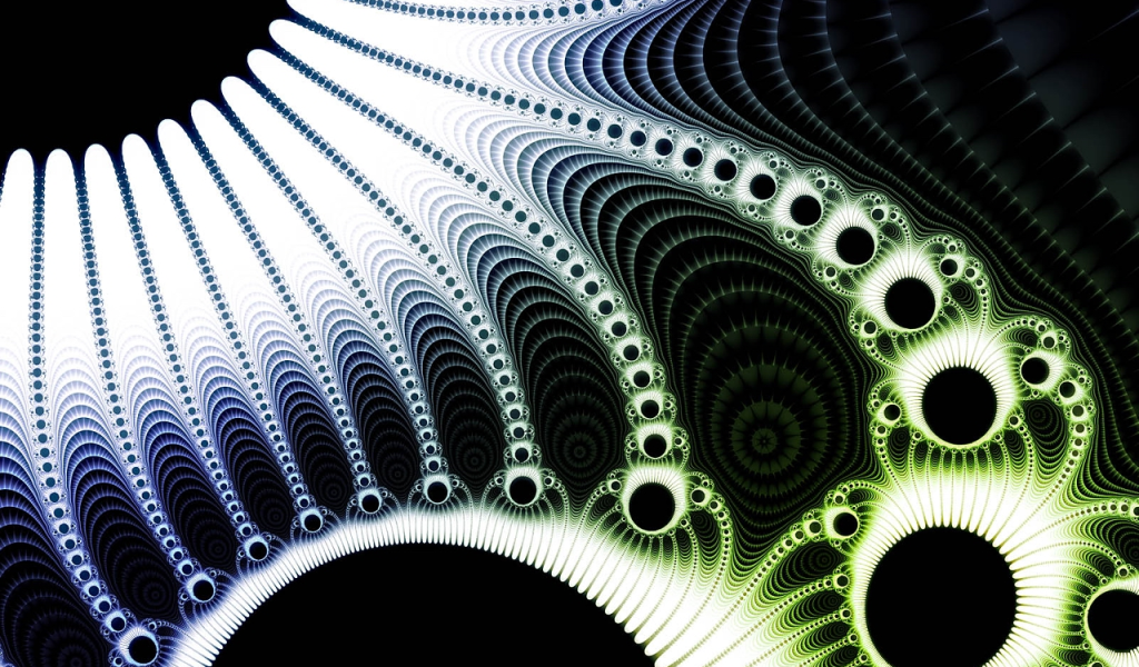 Абстрактные перья павлина