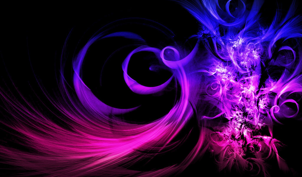 Синий абстрактный рисунок