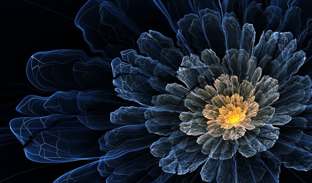 Компьютерный цветок