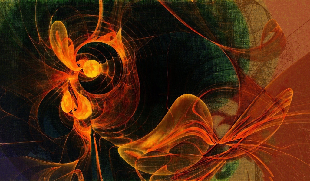 Оранжевая абстракция