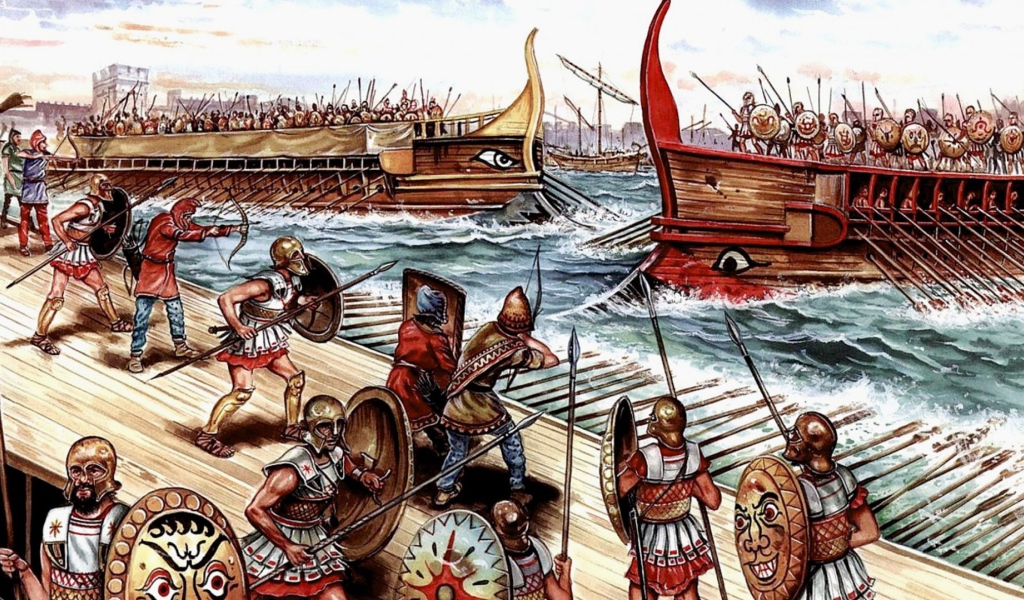 Сражение древних кораблей