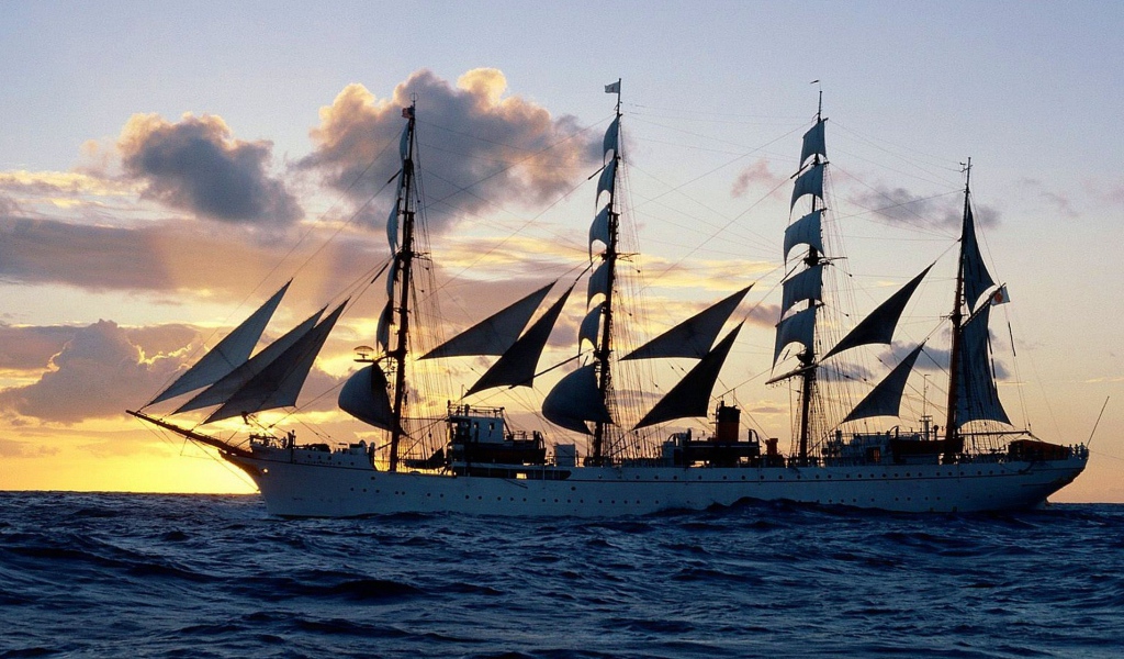 Большой парусный корабль