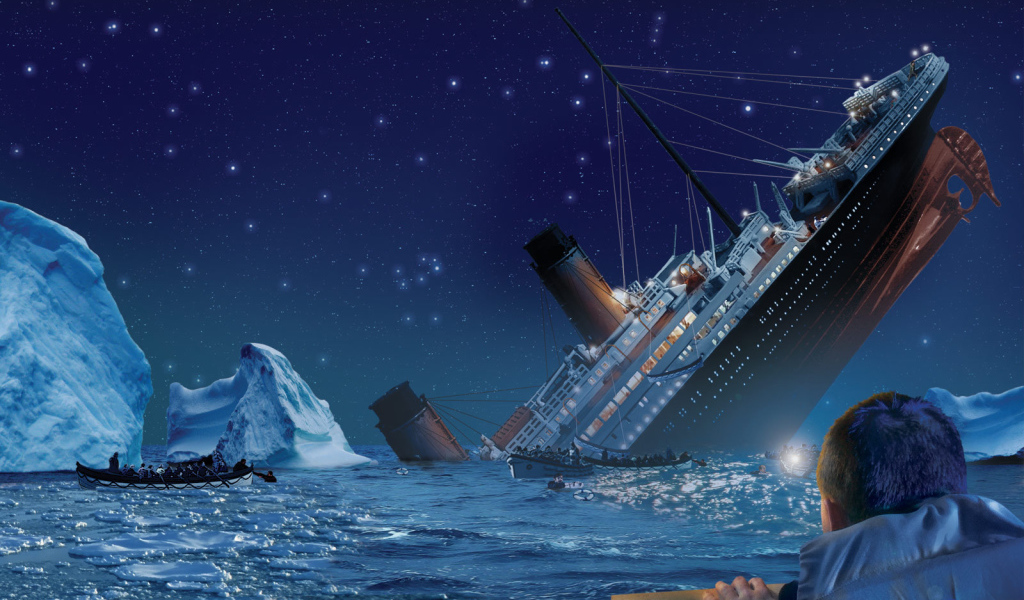 Тонущий Титаник