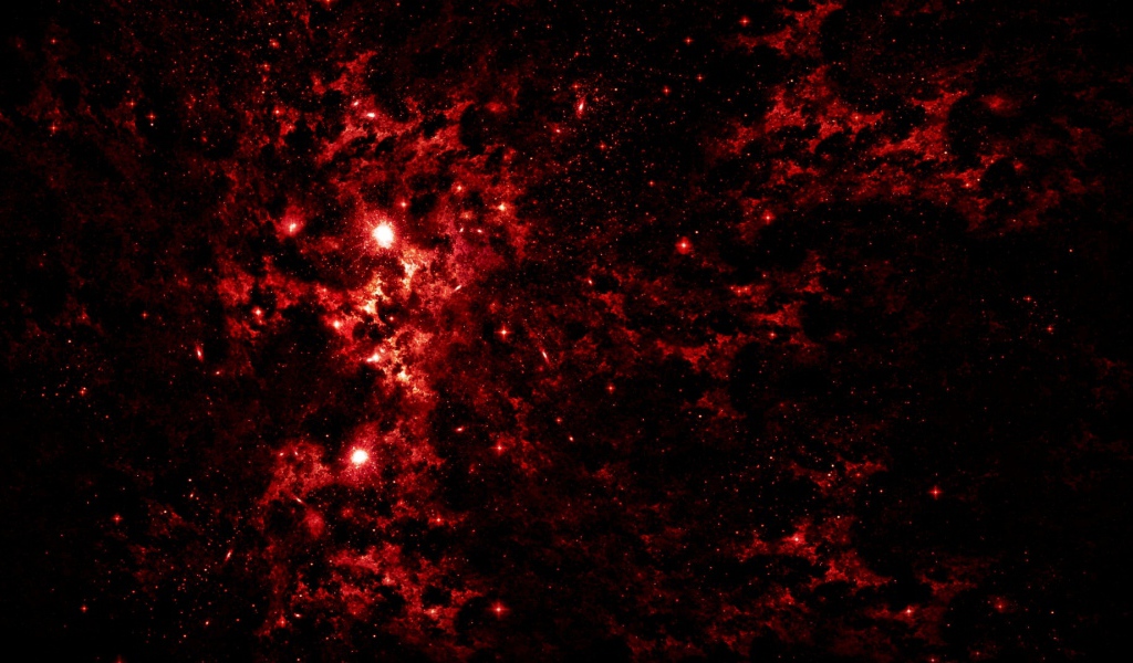 Скопление красных звезд