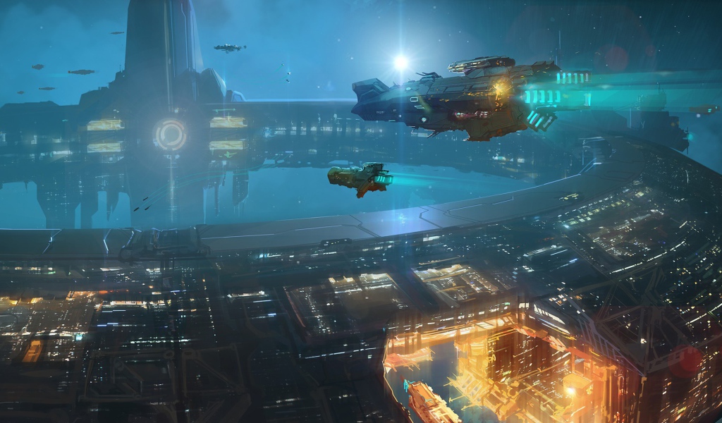 Стыковка с кораблем на орбите